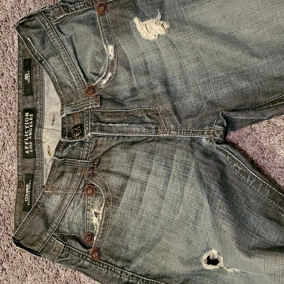 30x28 Affliction Cooper Jean - Picture 3 of 7